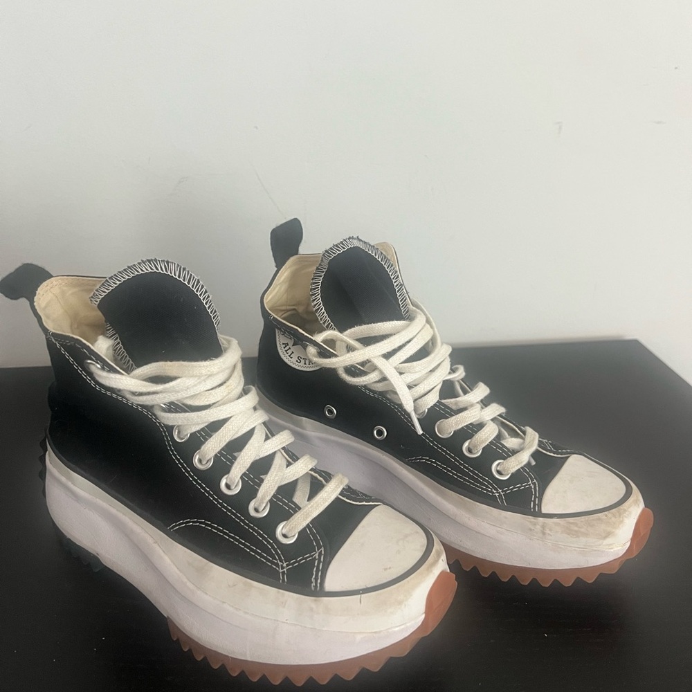 Converse Black and White High-Top Sneakers